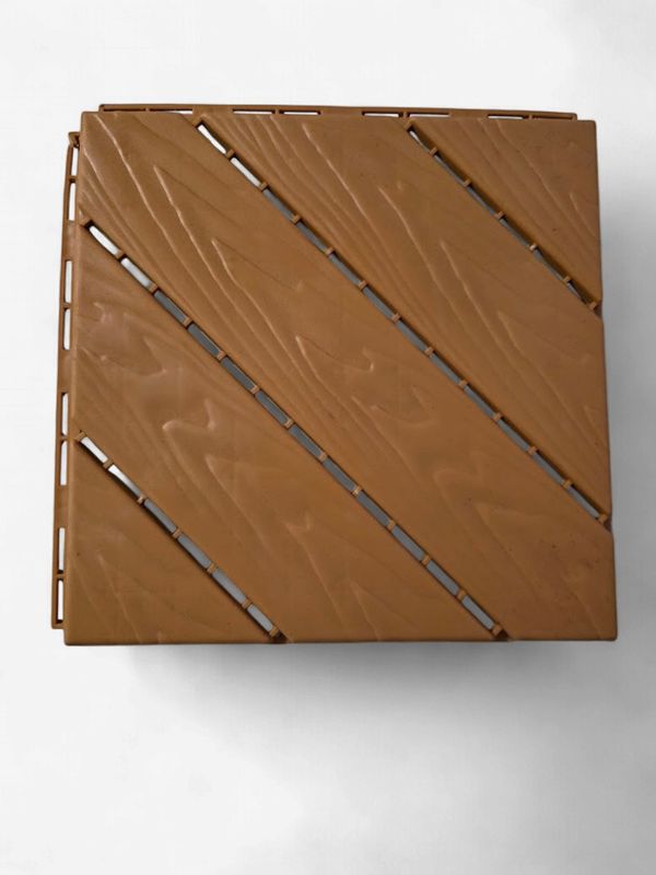 12x12 27pcs interlocking deck tiles  New  Light Brown