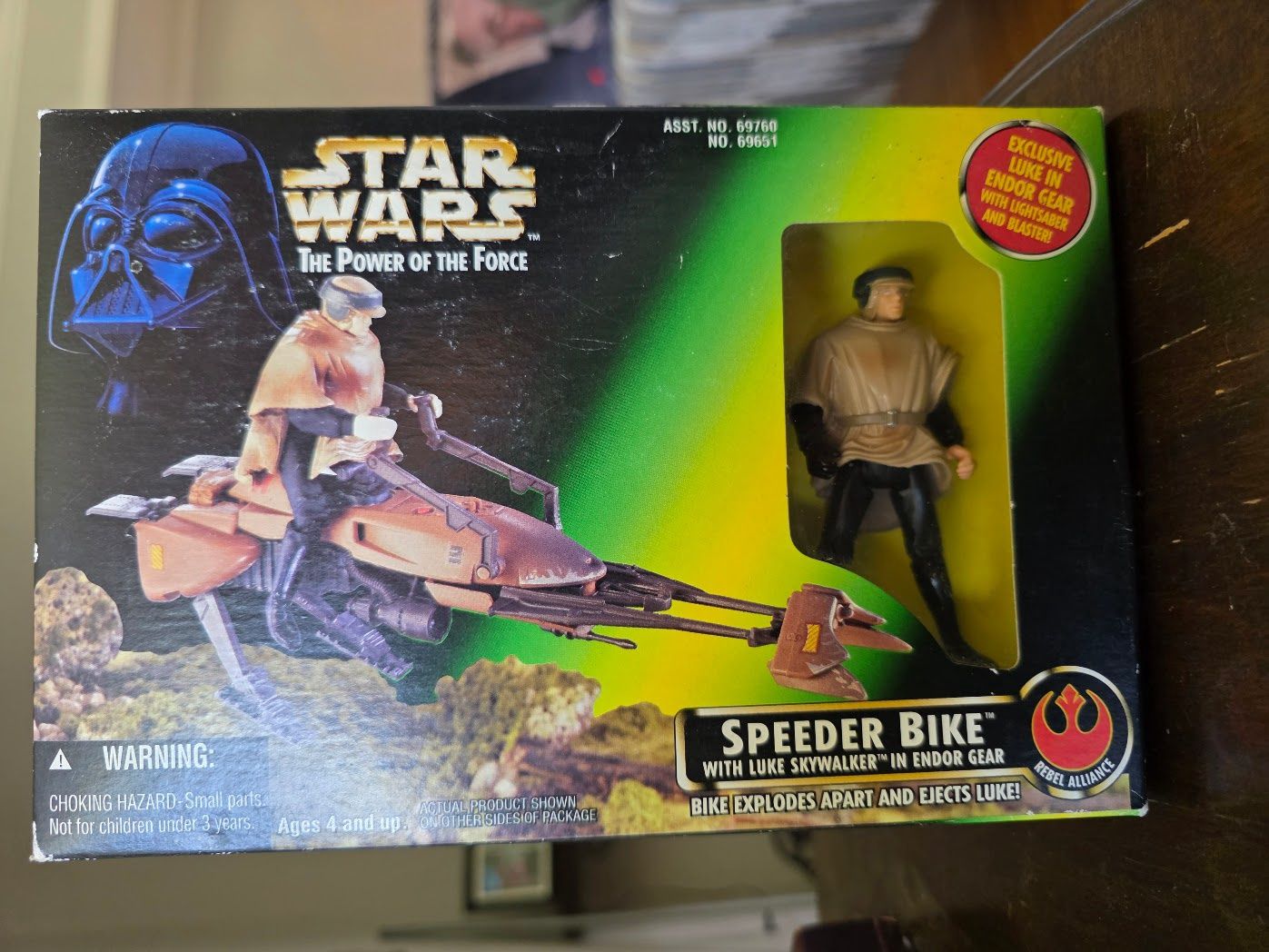Star Wars Power of the Force Speeder Bike Luke Skywalker Action Figure