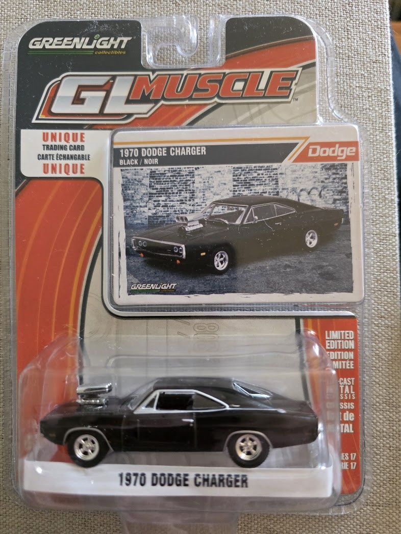 2016 GREENLIGHT GL Muscle 1970 dodge charger #13170 Series 17 NEW