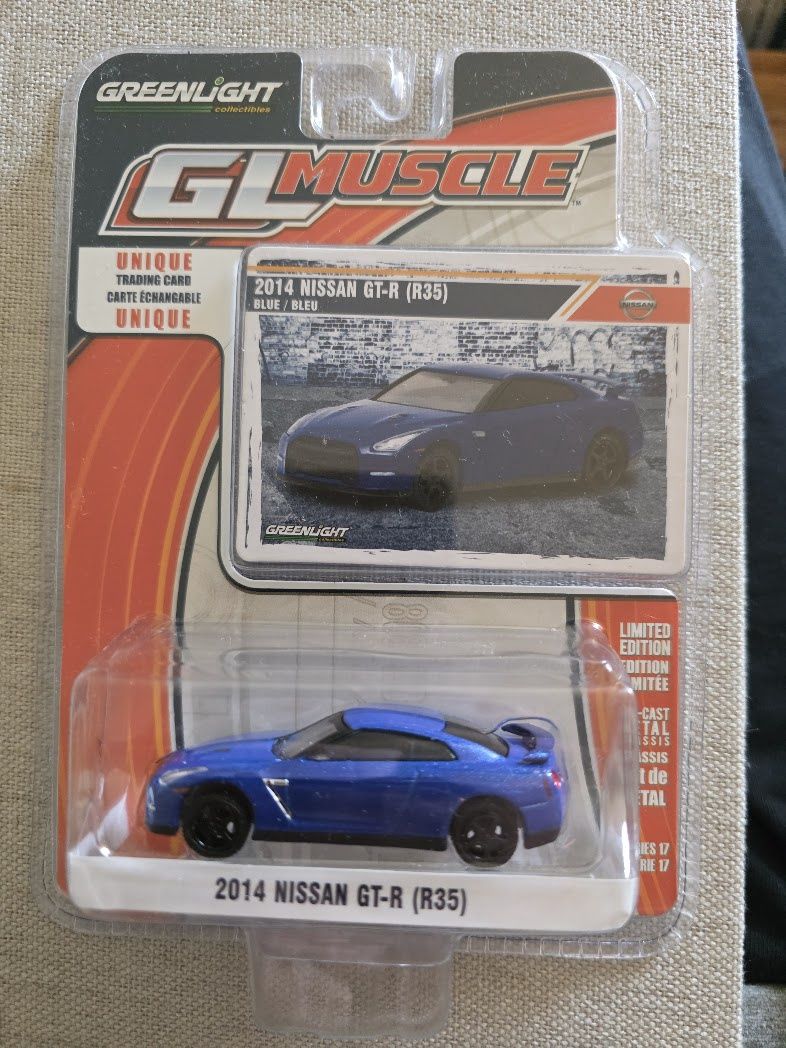 2016 GREENLIGHT GL Muscle 2014 nissan gt-r  #13170 Series 17 NEW