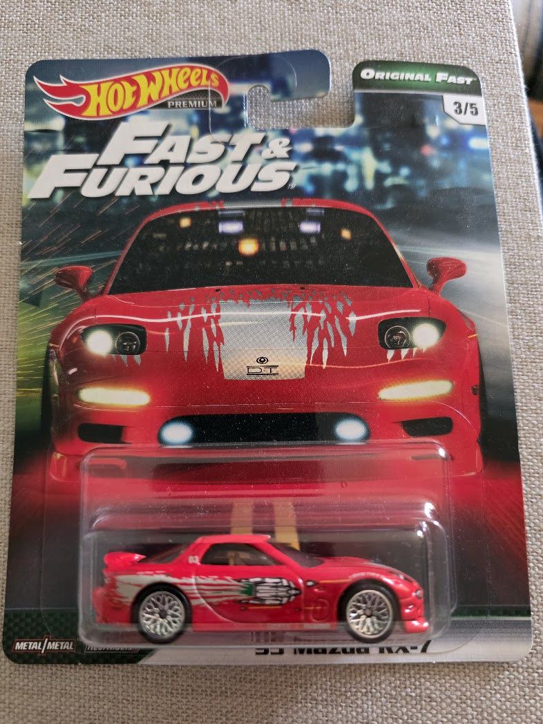 Hot Wheels Car Culture - Fast &amp; Furious Original Fast- '95 Mazda RX-7