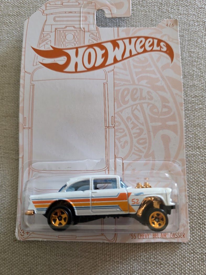 HOT WHEELS 52ND ANNIVERSARY 4/6 '55 CHEVY BEL AIR GASSER