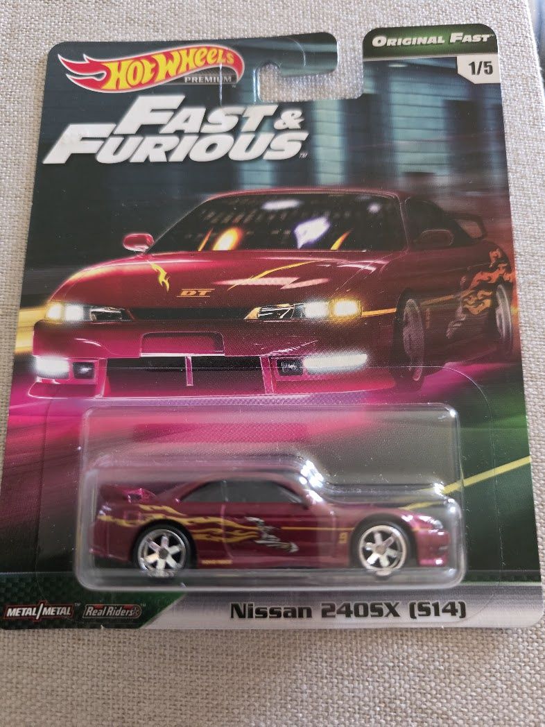Hot Wheels Premium Fast &amp; Furious Original Fast 1/5 Nissan 240SX S14
