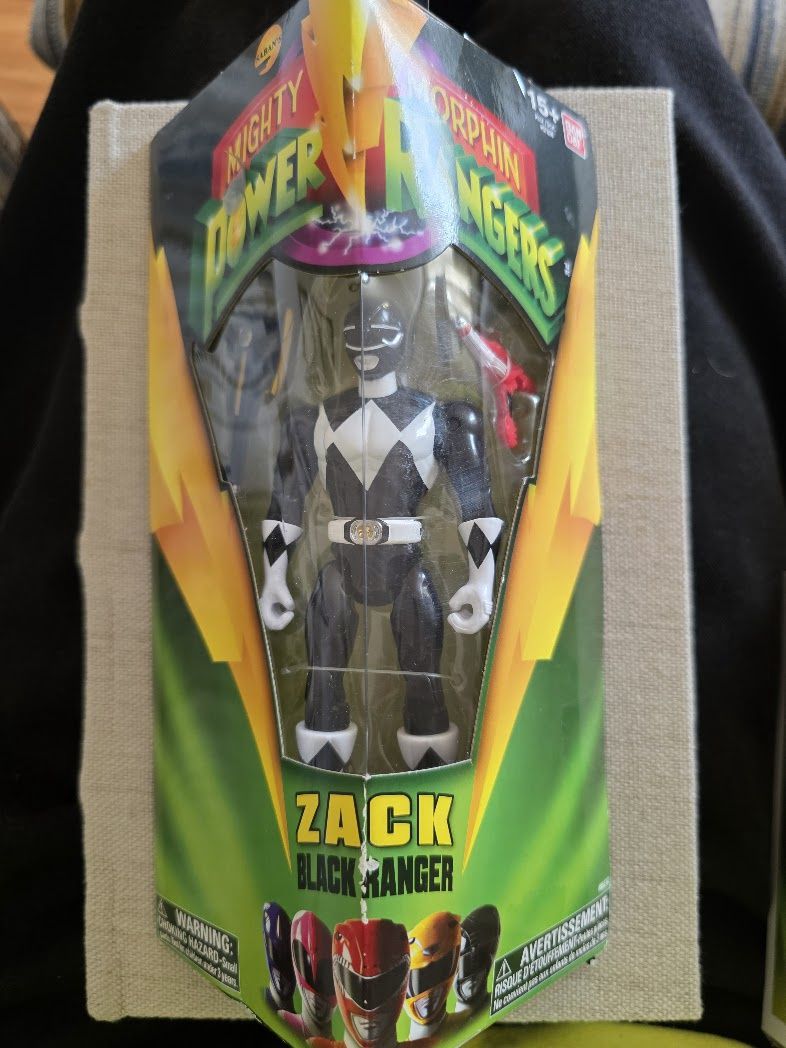 MIGHTY MORPHIN POWER RANGERS BLACK RANGER ZACK 2016