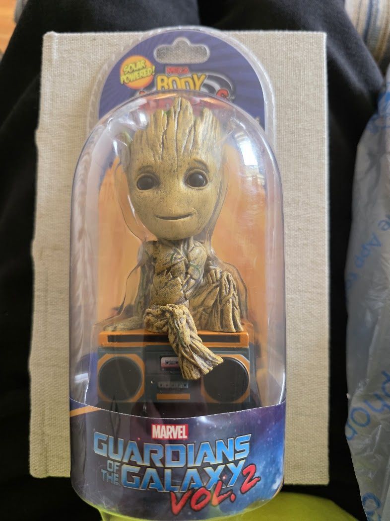 Marvel NECA Body Knockers Groot Guardians Of The Galaxy V.2 New/Solar Powered