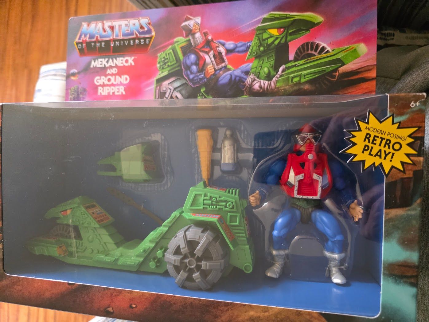 Masters of the Universe Origins Ground Ripper &amp; Mekaneck figure