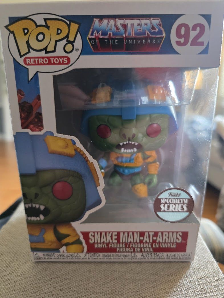 Funko Pop Snake Man-At-Arms #92 Masters Of The Universe