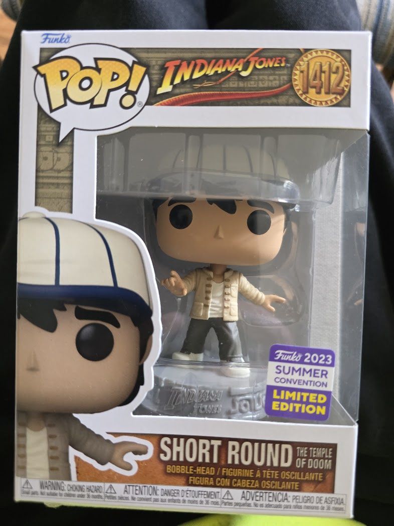 Funko POP! Short Round The Temple of Doom #1412 2023 Summer Convention