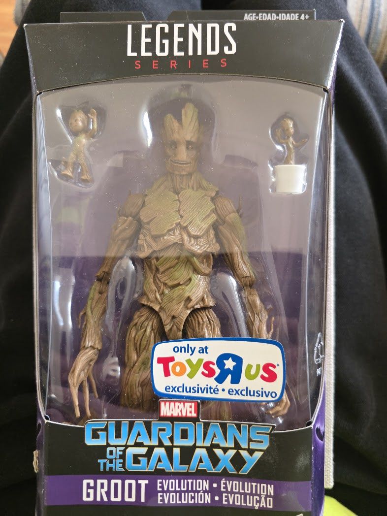 LEGENDS SERIES MARVEL GUARDIANS OF THE GALAXY GROOT EVOLUTION TRU EXCLUSIVE NEW