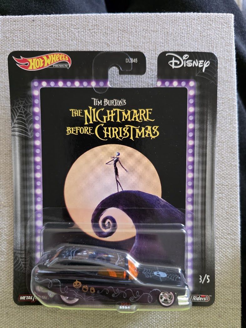 Hot Wheels Premium Disney The Nightmare Before Christmas '59 Cadillac Funny Car