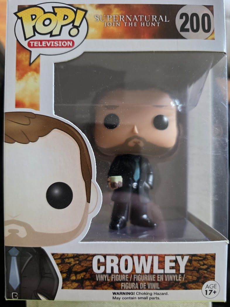 Funko POP! TV Supernatural Crowley #200 Vinyl 2014 4" Action Figure