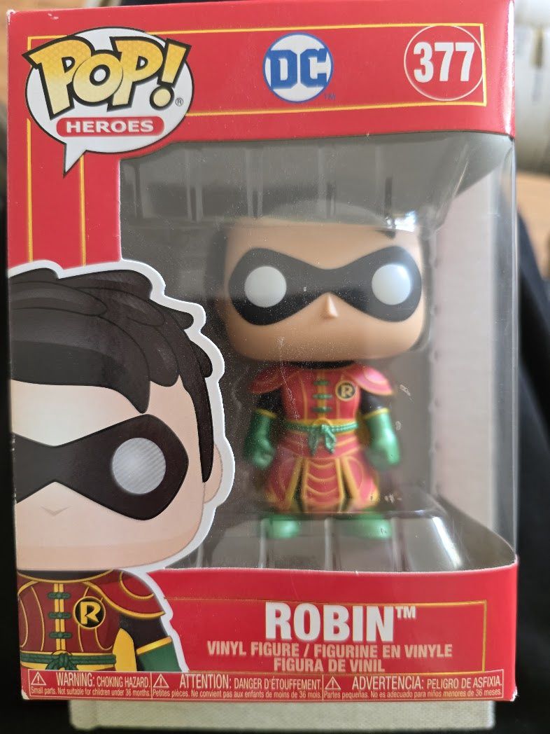 Funko Pop Heroes DC Imperial Palace Robin Metallic #377 2021 Limited Edition