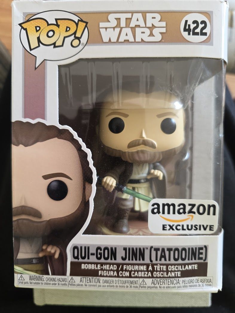 Funko POP! Qui-Gon Jinn on Tatooine #422