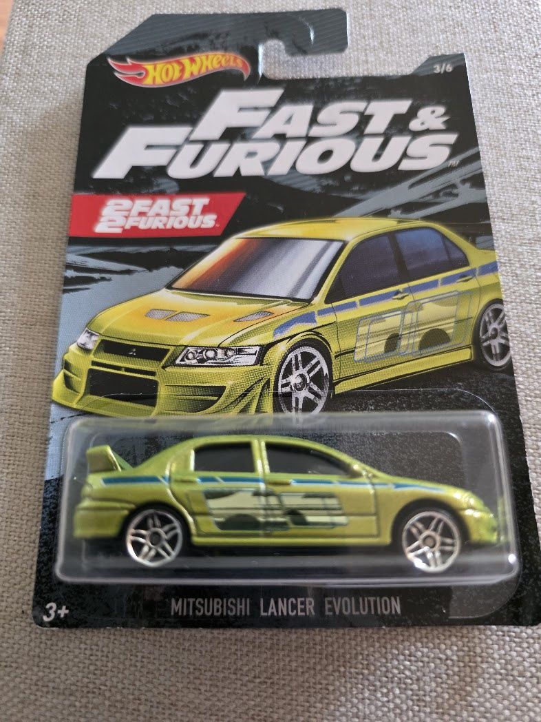 Hot Wheels Fast And Furious 2Fast 2Furious Green Mitsubishi Lancer Evolution
