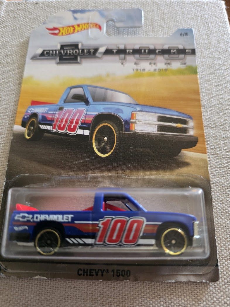 Hot Wheels Chevrolet Trucks 100 Years Chevy 1500 #6 Of 8 New &amp; Sealed