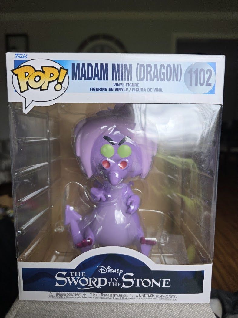 Disney - Madam Mim Dragon #1102 Funko Pop Witch Sword In The Stone New