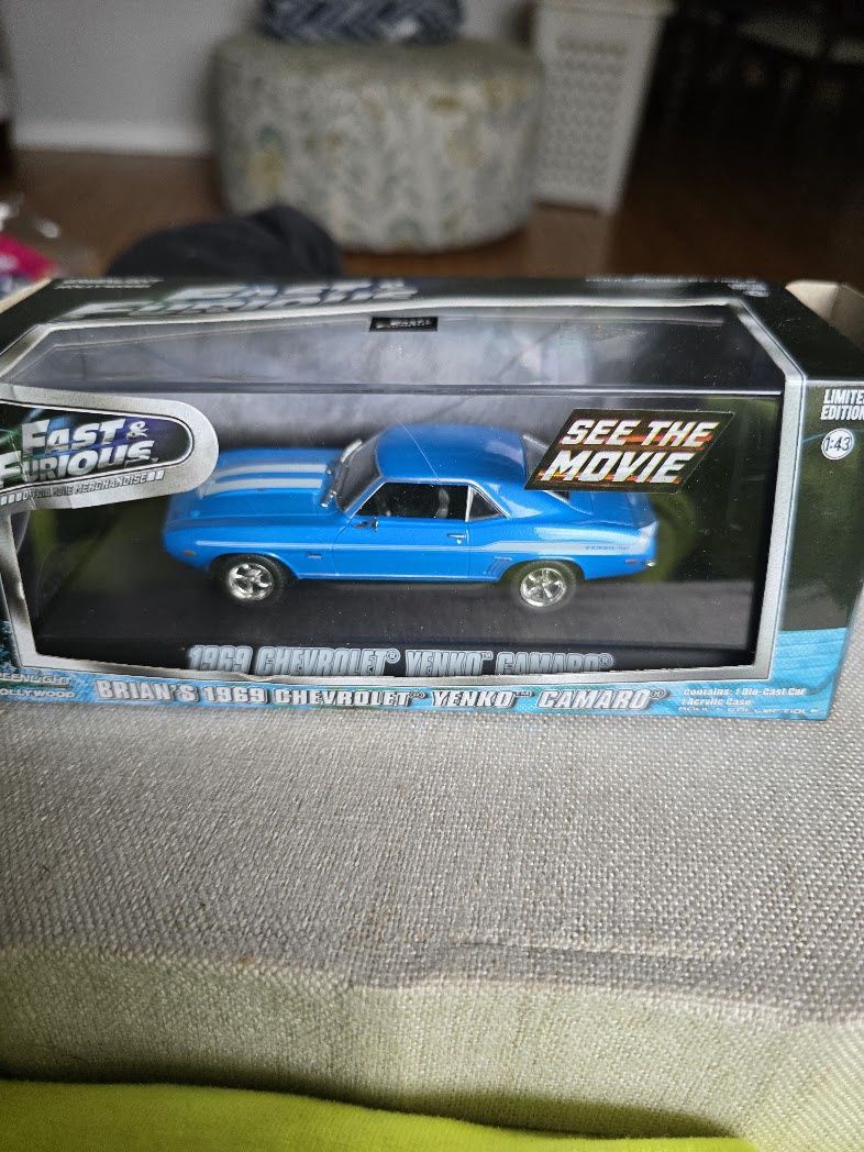 GREENLIGHT 86206 1:43 BRIAN'S 1969 CHEVY CAMARO YENKO FAST &amp; FURIOUS