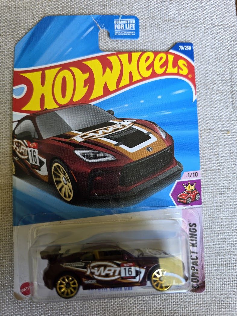 Hot Wheels 2025 Mainline Factory Sealed Compact Kings Toyota GR86 Cup Red #79