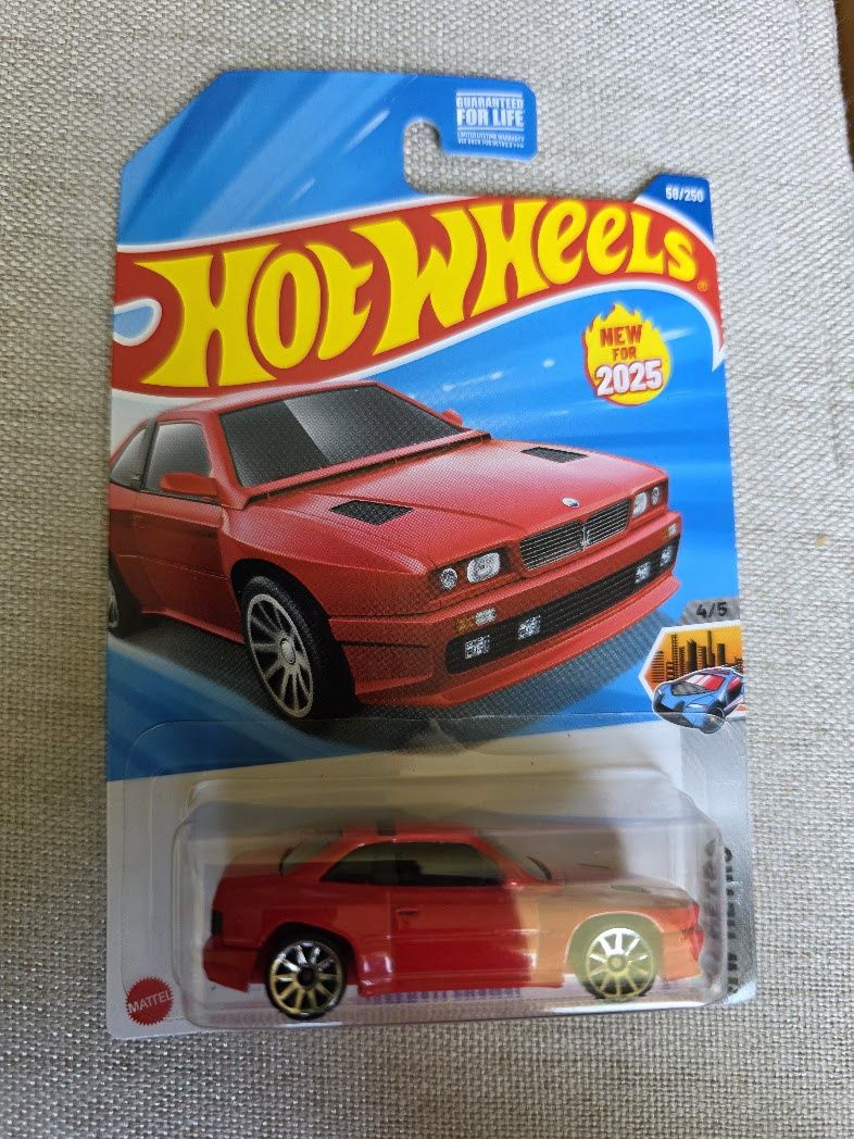 Hot Wheels 2025 Mainline Factory Sealed HW Metro Maserati Shamal Red #58