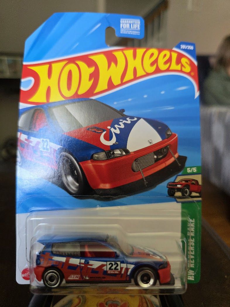 Honda Civic Custom - Hot Wheels 2025 - HW Reverse Rake