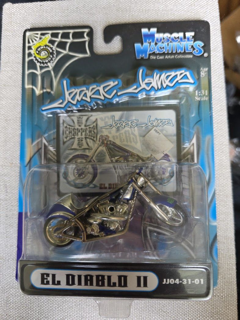 Muscle Machines West Coast Choppers Jesse James El Diablo Rigid 1/31