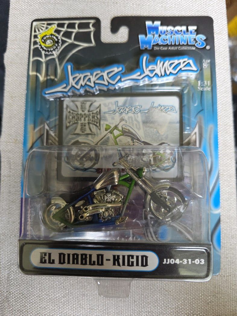 Muscle Machines West Coast Choppers Jesse James El DiabloKICID 1/31