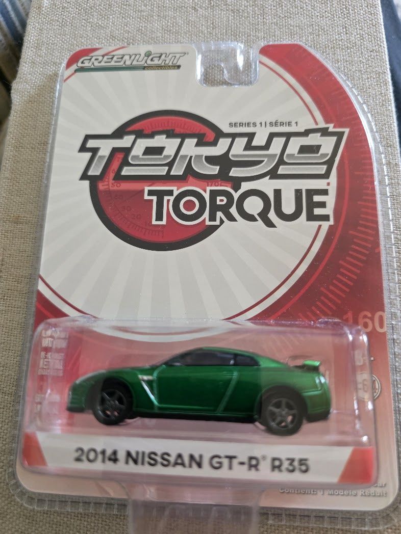 Greenlight CHASE #229 Tokyo Torque, 2014 Nissan GT-R R35 1:64, Series 1