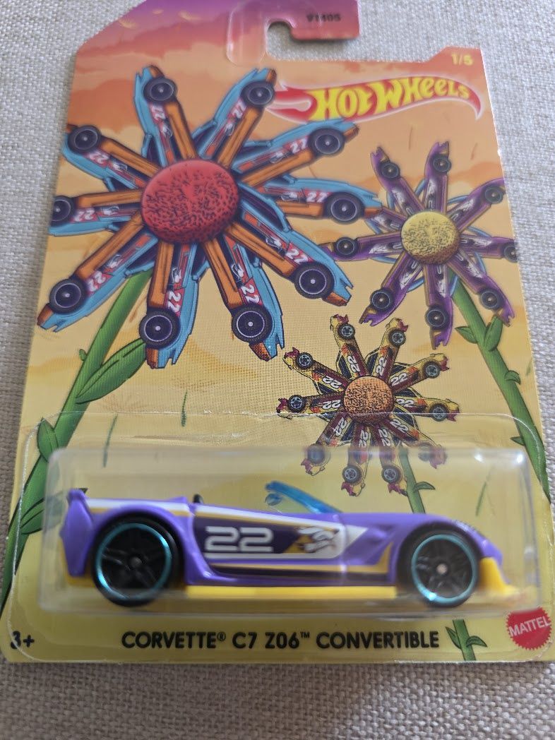 2022 Hot Wheels Spring Circuit Racing Exclusive #1 Corvette C7 Z06 Convertible