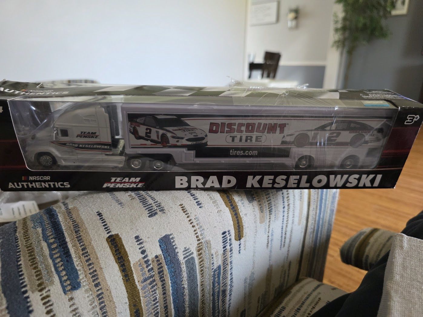 NASCAR Brad Keselowski Authentics Diecast Transporter discount tire