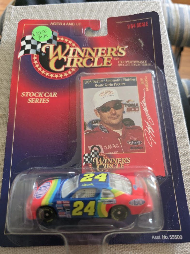 Winners Circle Nascar Jeff Gordon Stock Car Series 1:64 Diecast Toy Kenner 1998