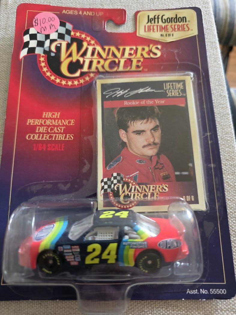 1997 Winners Circle Jeff Gordon Lifetime Series No. 6 of 6 1/64 Scale Car