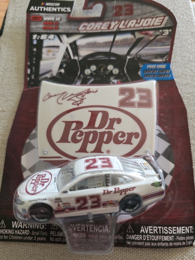 NASCAR Authentics 2017 Corey LaJoie #23 Dr. Pepper Darlington Throwback 1/64
