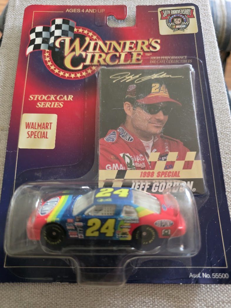 Winners Circle 1998 Jeff Gordon Stock Car Series Rainbow Chevy Car Diecast 1:64