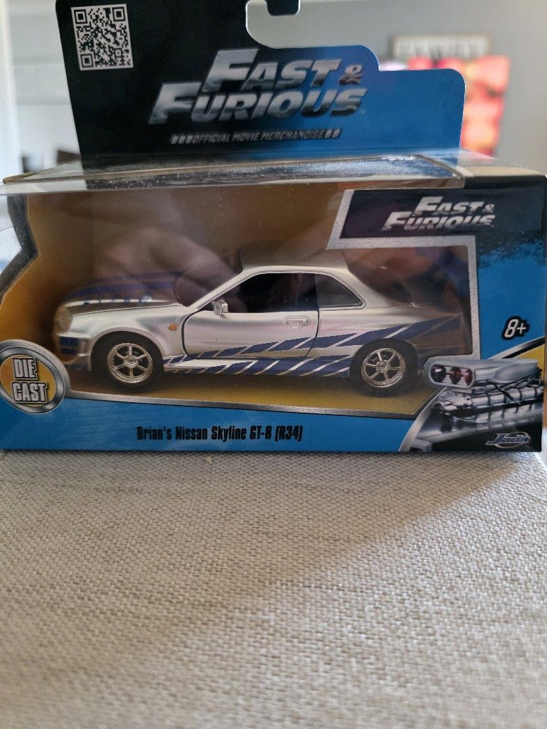 2 Fast 2 Furious Skyline GT-R Brian's Nissan R34 Fast &amp; Furious
