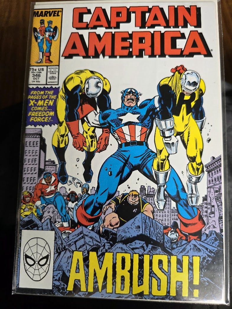 Captain America #346 (Marvel Comics October 1988)