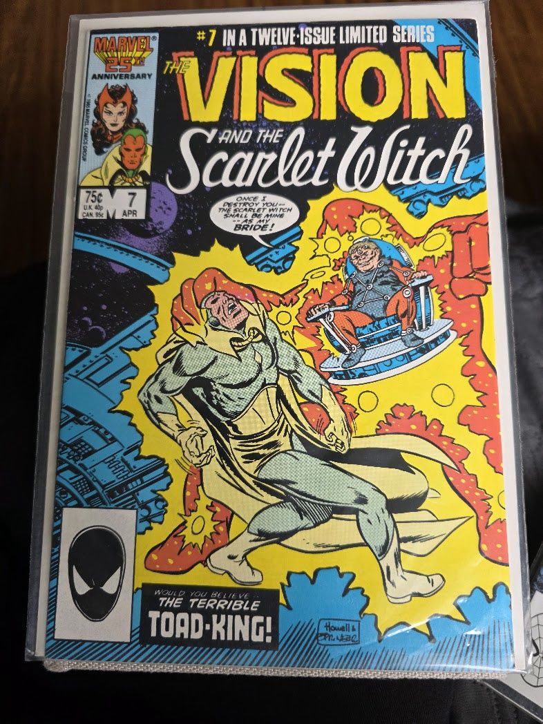 MARVEL THE VISION #7 1985 NEWSSTAND