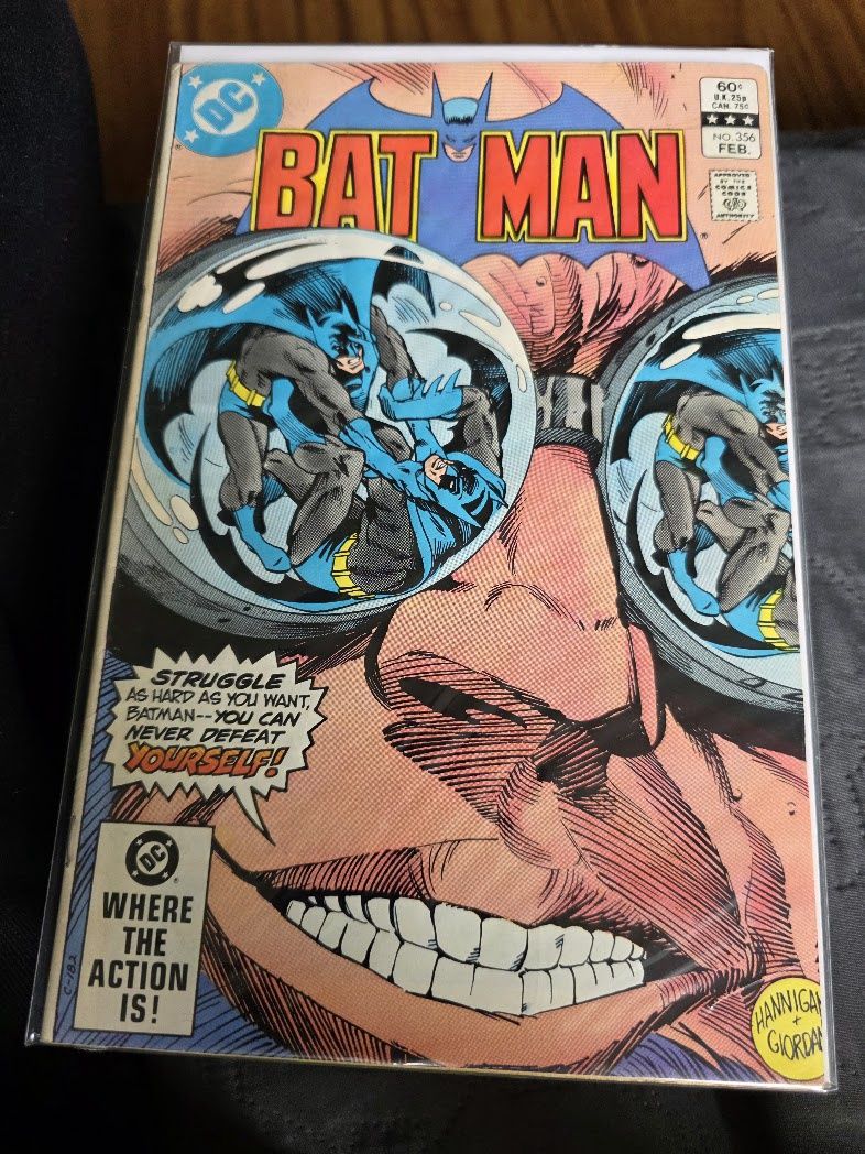 1983 DC COMICS BATMAN #356 NEWSSTAND VF RARE HTF MARK JEWELERS INSERT VINTAGE