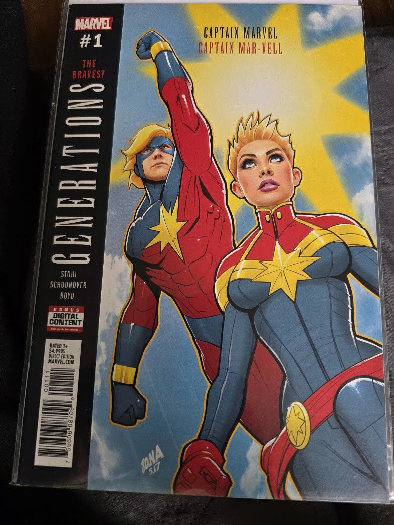 MARVEL CAPTAIN MARVEL GENERATIONS THE BRAVEST CAPTAIN MAR-VELL