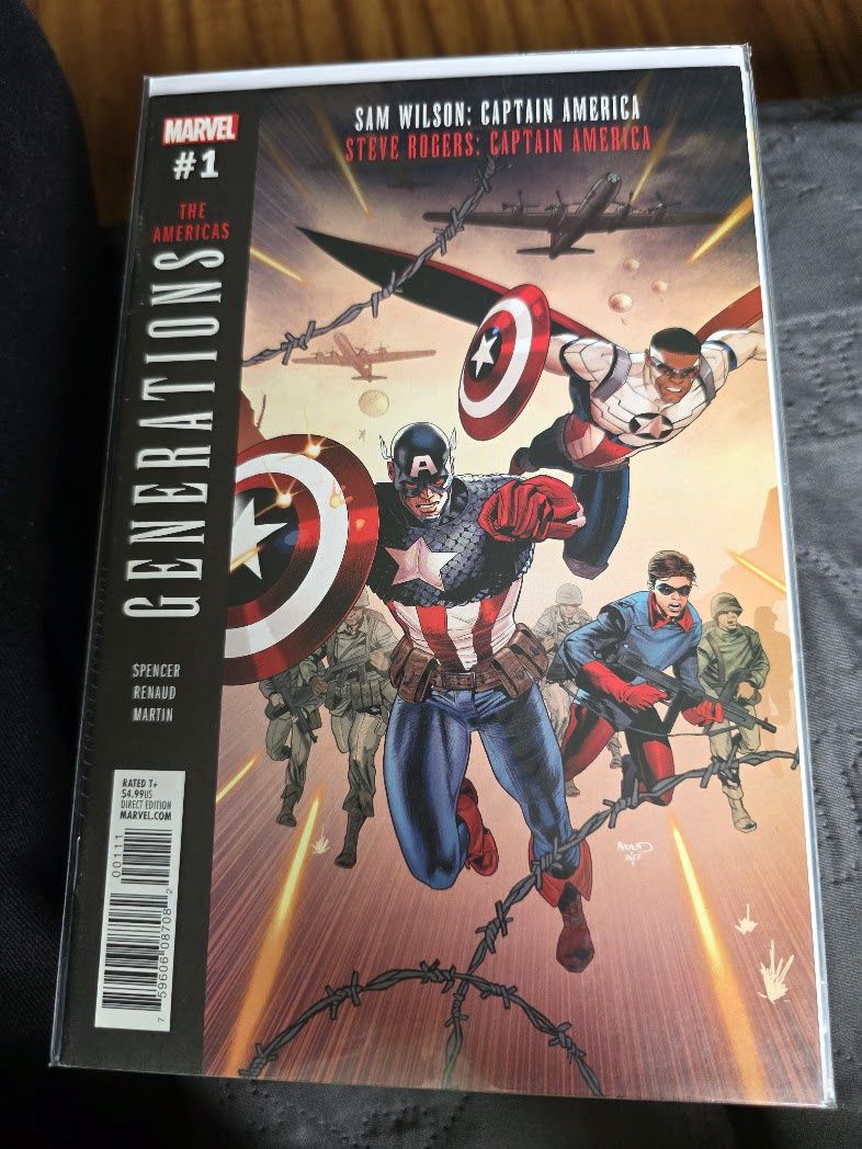 Generations: Sam Wilson Captain America &amp; Rogers Captain America #1