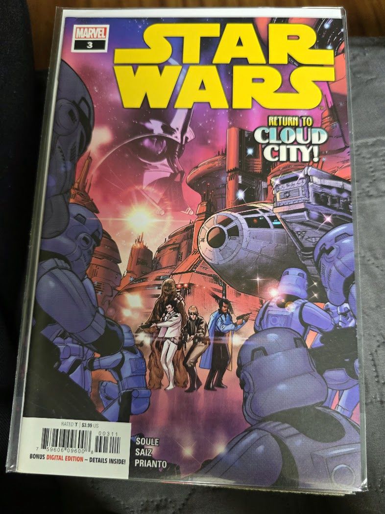 Star Wars #3 Marvel Return to Cloud City 2020 Soule Saiz