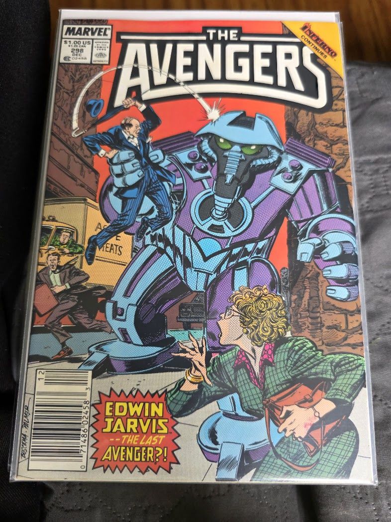 MARVEL THE AVENGERS 298 COMIC