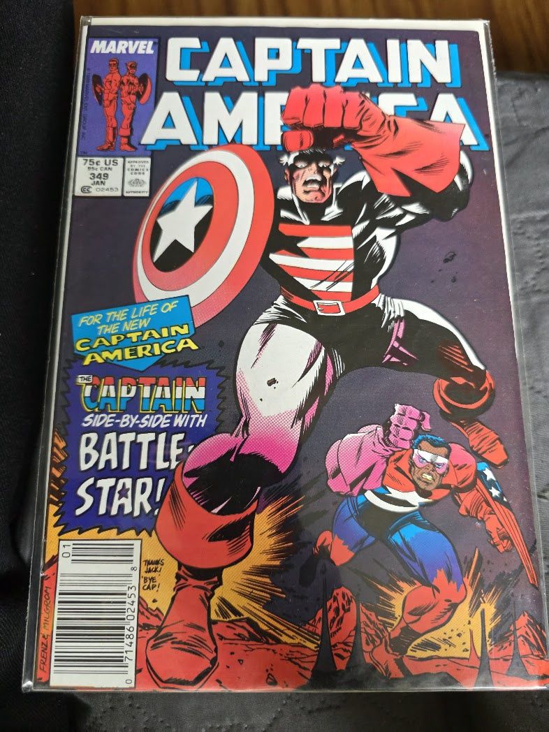 CAPTAIN AMERICA #349 Marvel Comics 1988