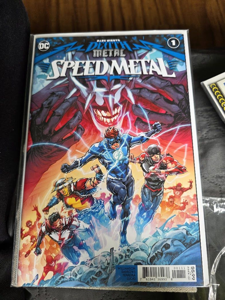 DC COMICS DARK KNIGHTS DEATH METAL SPEED METAL #1 BLUE COVER WILLIAMS