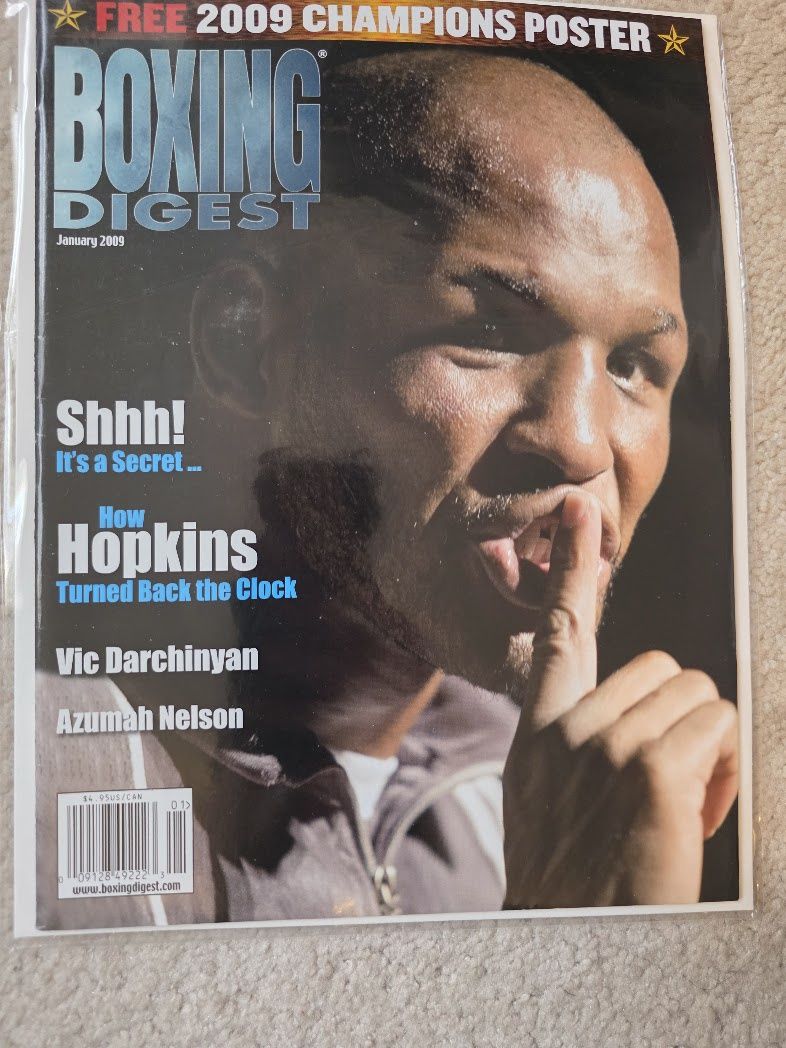 BOXING DIGEST JANUARY 2009 HOLYFIELD