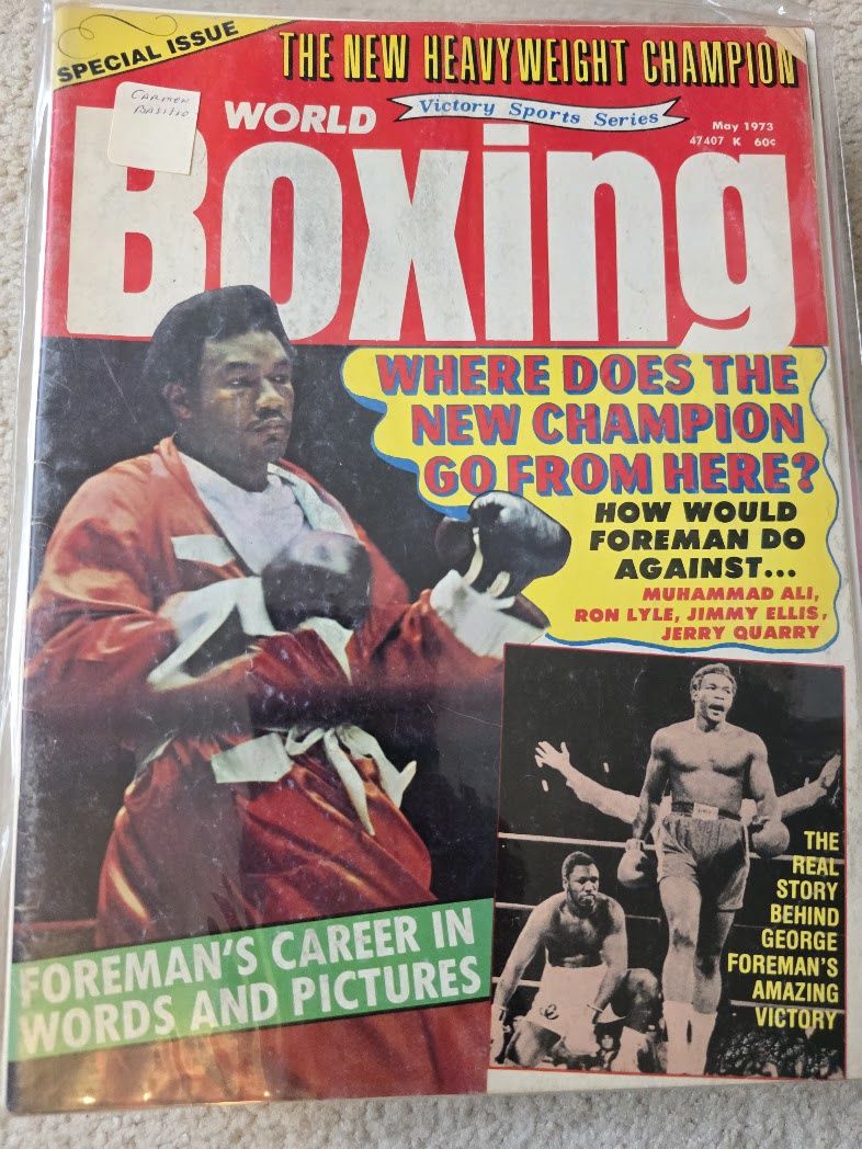 May 1973 World Boxing George Foreman Heavyweight Champ Cover