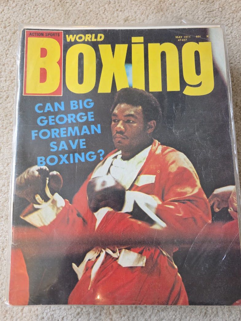 BOXING WORLD MAY 1971 GEORGE FOREMAN