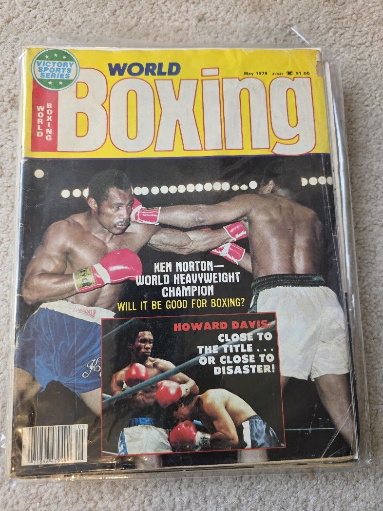 BOXING WORLD MAY 1978 KEN NORTON