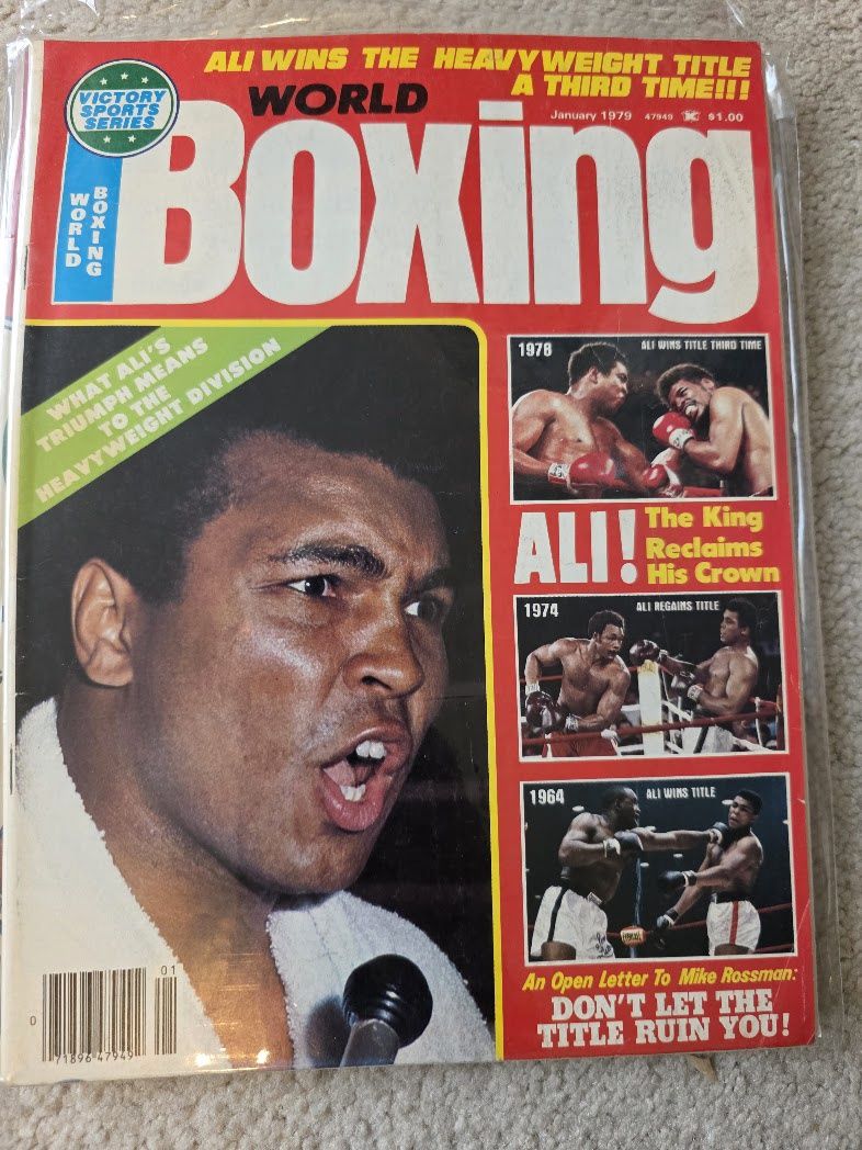BOXING WORLD JANUARY 1979 ALI