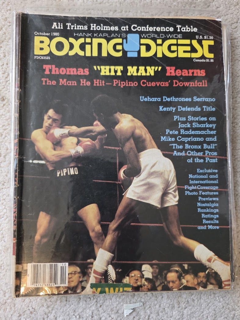 BOXING DIGEST MAGAZINE OCTOBER 1980 HEARNS