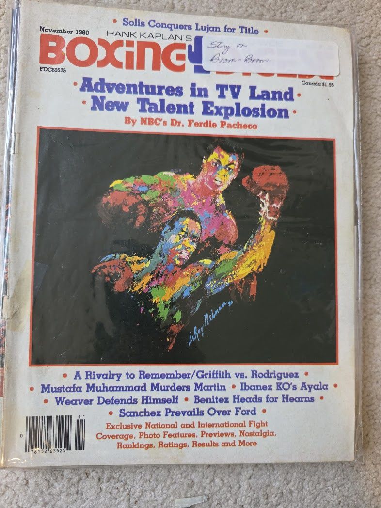 BOXING DIGEST MAGAZINE NOVEMBER 1980